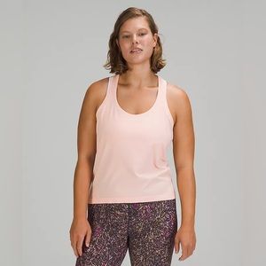 lululemon Swiftly Tech RB Tank Top 2.0 Race Length. Pink Mist, Size 6.